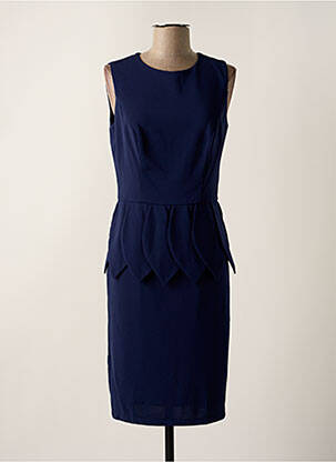 Robe mi-longue sans manche sans manche bleu ASHWI femme