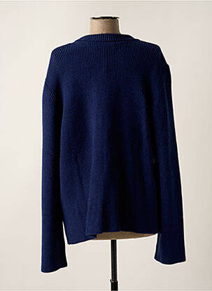 Gilet manches longues fermeture boutonnée sur le devant bleu KOCCA femme