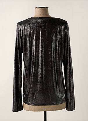 Top stretch manches longues gris AN' GE femme