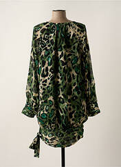 Robe courte vert SEE U SOON pour femme seconde vue