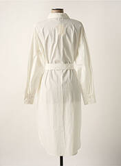 Robe mi-longue blanc SEE U SOON pour femme seconde vue