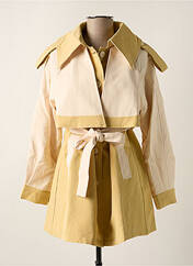 Trench beige FLAM MODE pour femme seconde vue