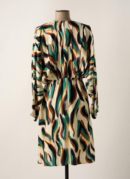 Robe mi-longue beige SEE U SOON pour femme