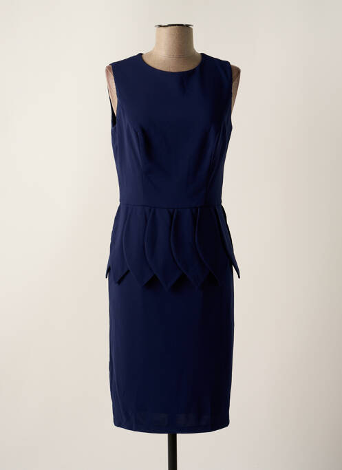 Robe mi-longue bleu ASHWI pour femme