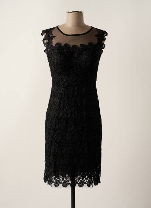 Robe mi-longue noir ASHWI pour femme