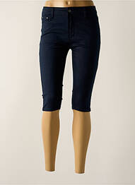 Corsaire stretch taille normale bleu MISS FANNY femme
