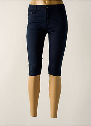 Corsaire stretch taille normale bleu MISS FANNY femme