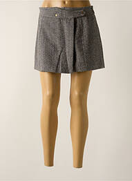 Jupe short taille haute gris SEE U SOON femme
