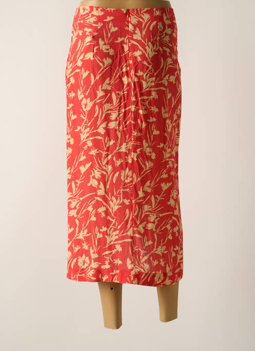 Jupe longue rose SEE U SOON pour femme