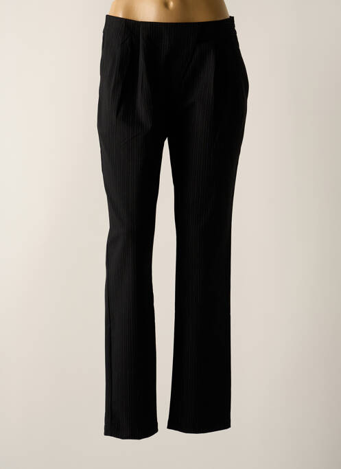 Pantalon droit noir SEE U SOON pour femme