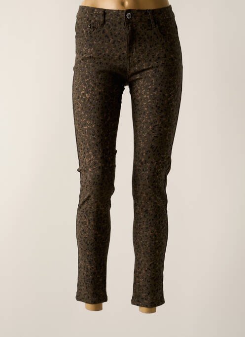 Pantalon slim vert ZAC & ZOE pour femme