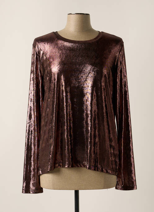 Top marron AN' GE pour femme