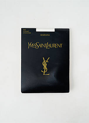 Bas blanc YVES SAINT LAURENT pour femme