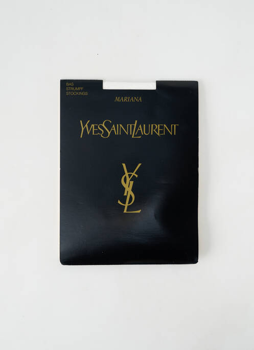 Bas blanc YVES SAINT LAURENT pour femme