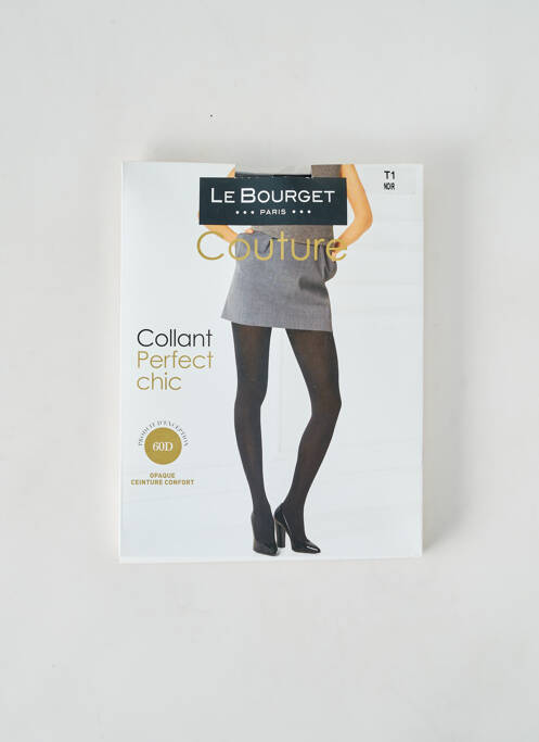 Collants noir LE BOURGET pour femme