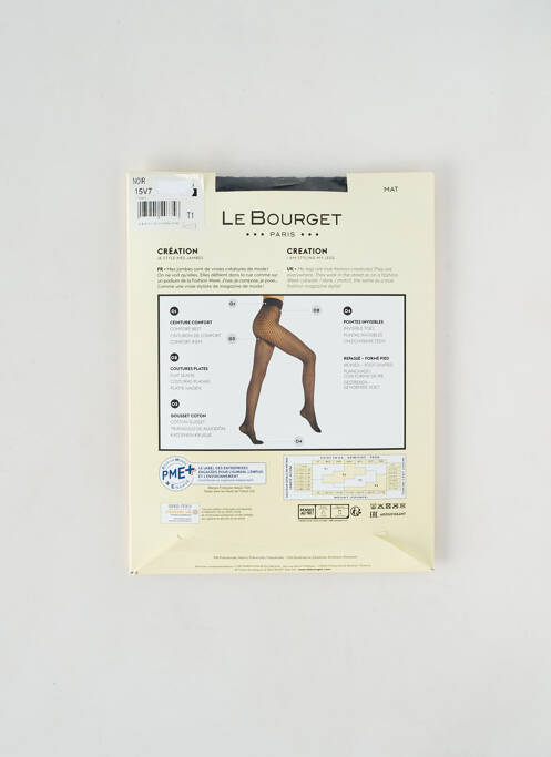 Collants noir LE BOURGET pour femme