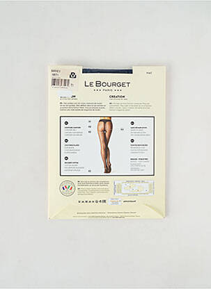 Collants stretch bleu LE BOURGET femme