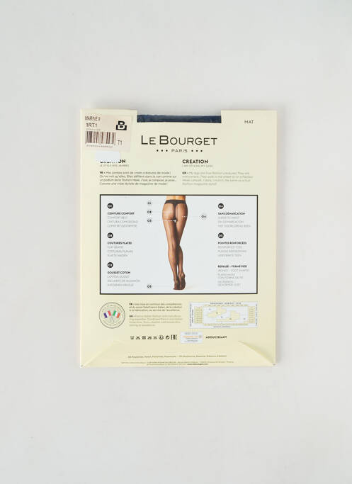 Collants bleu LE BOURGET pour femme