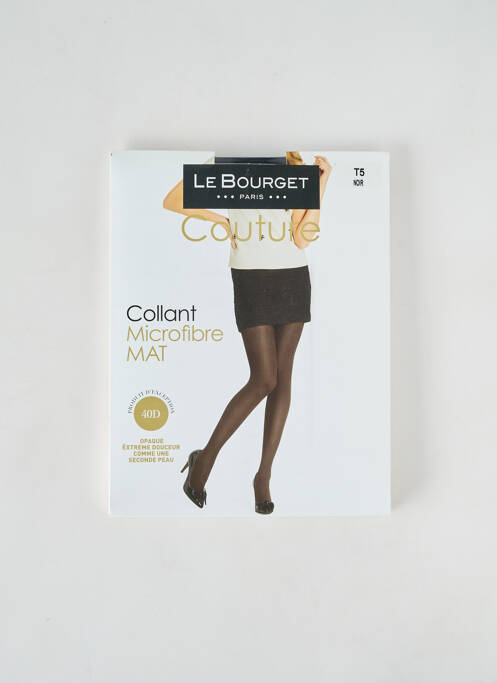 Collants noir LE BOURGET pour femme