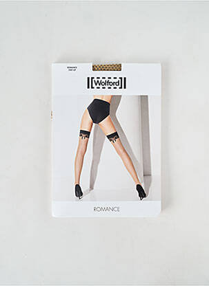 Bas noir WOLFORD pour femme