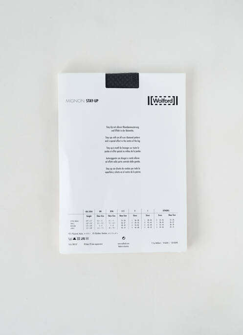 Bas noir WOLFORD pour femme