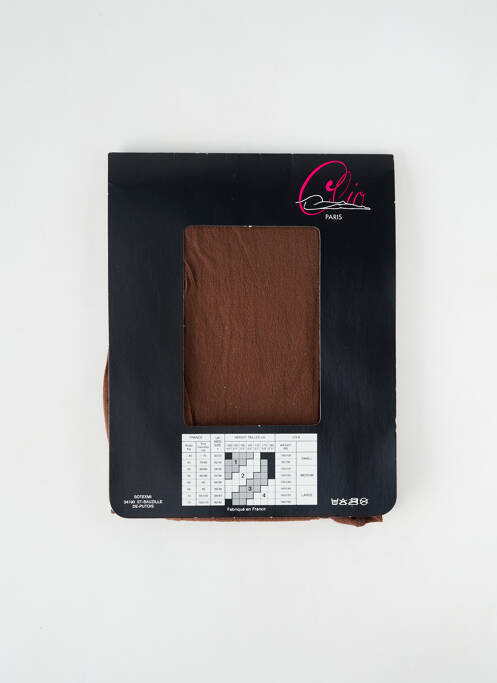 Collants marron CLIO pour femme