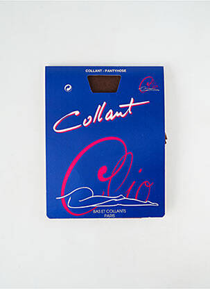 Collants elastique à la taille marron CLIO femme