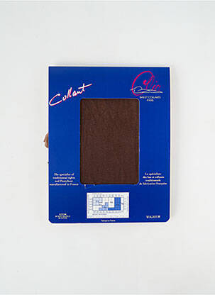 Collants elastique à la taille marron CLIO femme