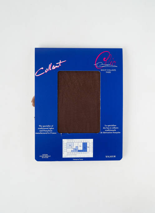 Collants marron CLIO pour femme