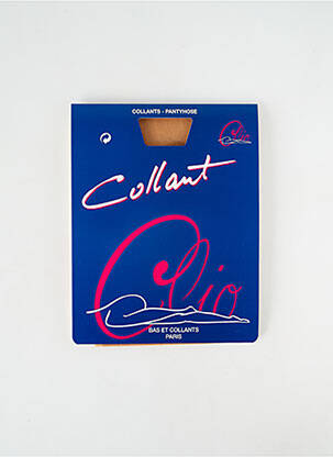 Collants elastique à la taille beige CLIO femme