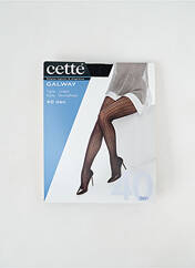 Collants noir CETTE pour femme seconde vue