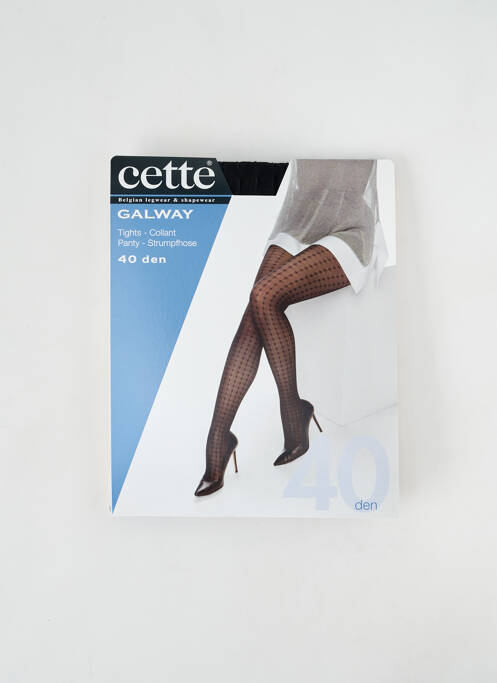 Collants noir CETTE pour femme