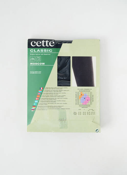 Collants noir CETTE pour femme