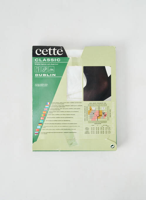 Collants blanc CETTE pour femme