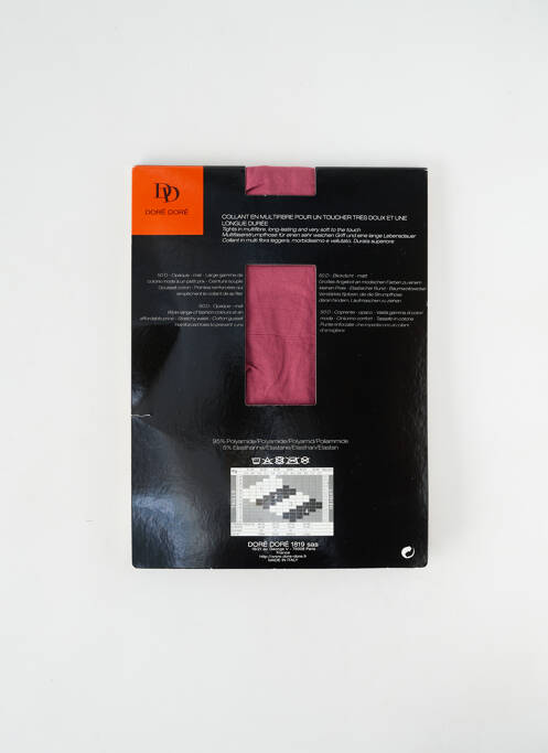 Collants rose DORE DORE pour femme