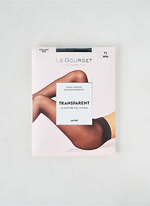 Collants légère et transparente bleu LE BOURGET femme