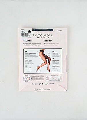 Collants légère et transparente bleu LE BOURGET femme
