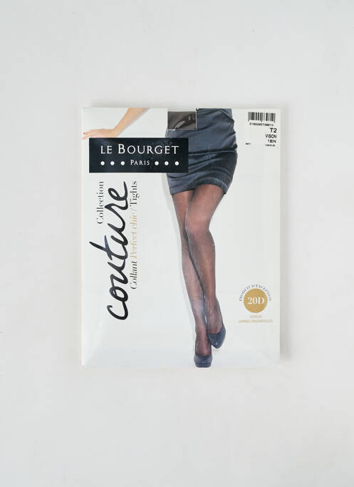 Collants marron LE BOURGET pour femme