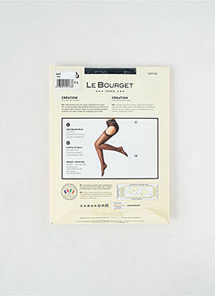 Collants stretch noir LE BOURGET femme