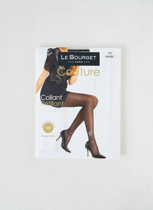 Collants noir LE BOURGET pour femme