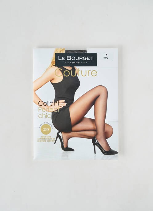 Collants marron fonce LE BOURGET pour femme