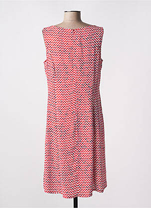 Robe mi-longue sans manche sans manche rouge STREET ONE femme