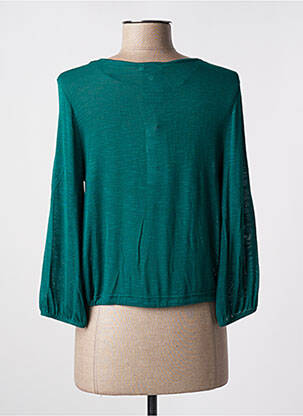 Gilet manches longues resserrée sur le bas vert clair STREET ONE femme