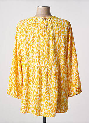 Blouse imprimé fantaisie manches longues jaune STREET ONE femme