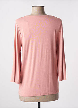 Top tissage jersey manches 3/4 rose PHILDAR femme