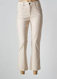 Jeans coupe droite taille haute taille haute beige STREET ONE femme