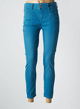 Jeans coupe slim stretch taille haute bleu STREET ONE femme