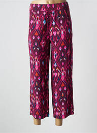 Pantalon 7/8 taille haute taille haute violet STREET ONE femme