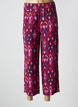 Pantalon 7/8 taille haute taille haute violet STREET ONE femme