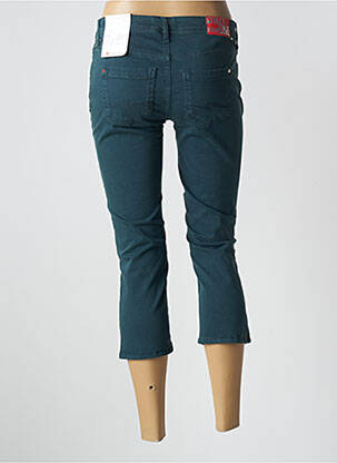 Pantacourt stretch taille basse vert STREET ONE femme